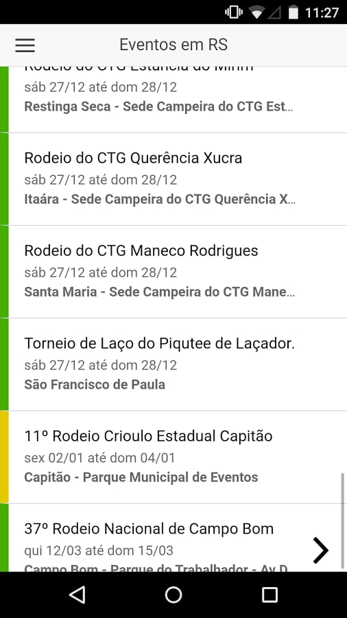 Agenda Macanudo Ga&uacute;cho截图1