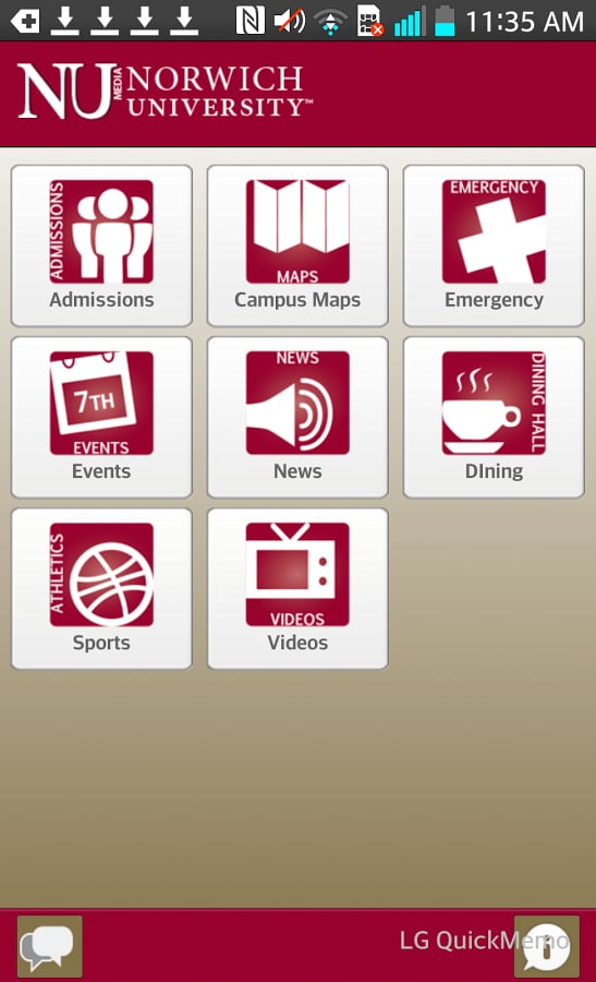 NU Media – Norwich Univ...截图2