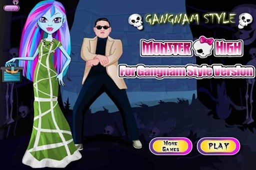 江南风格的怪物高 Monster High For Gangnam Style截图1