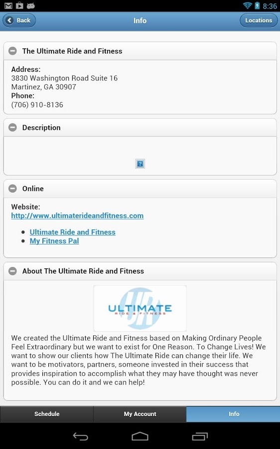 Ultimate Ride and Fitness截图2