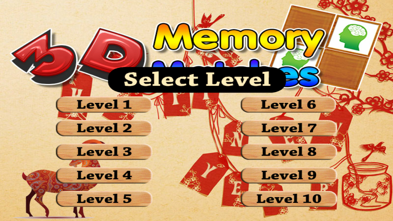 3D Memory Match 春节截图4