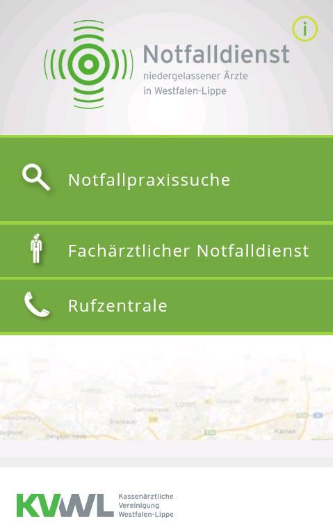 Ärztlicher Notdienst KVWL截图1