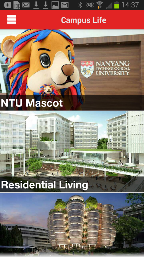 NTU Undergraduate Admissions截图3