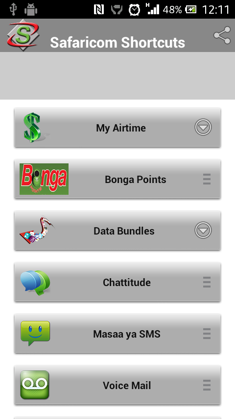 Safaricom shortcuts截图1