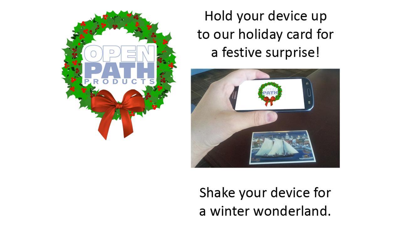 OpenPath AR Holiday Card截图2