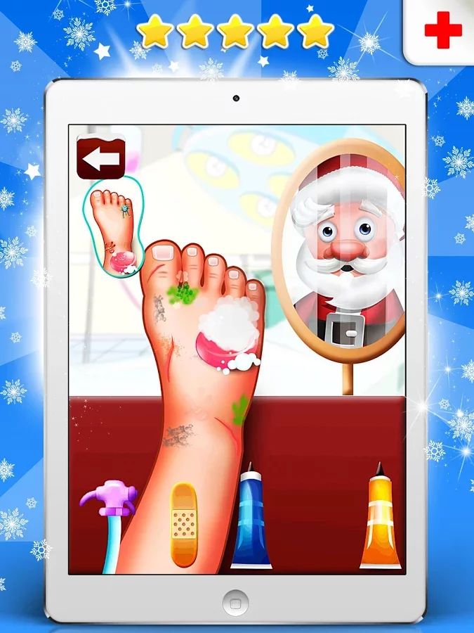 Santa’s Foot Spa Salon Rescue截图2