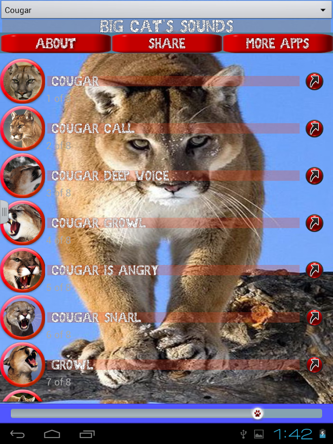 Big Cats Sounds截图7