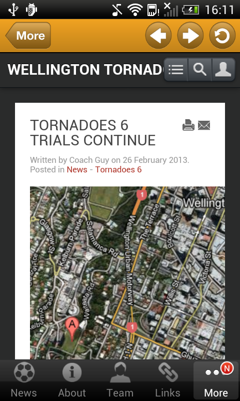 Wellington Tornadoes Soccer截图4