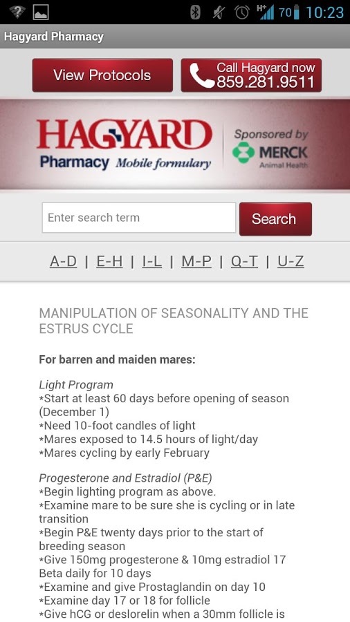 Hagyard Mobile Formulary截图4