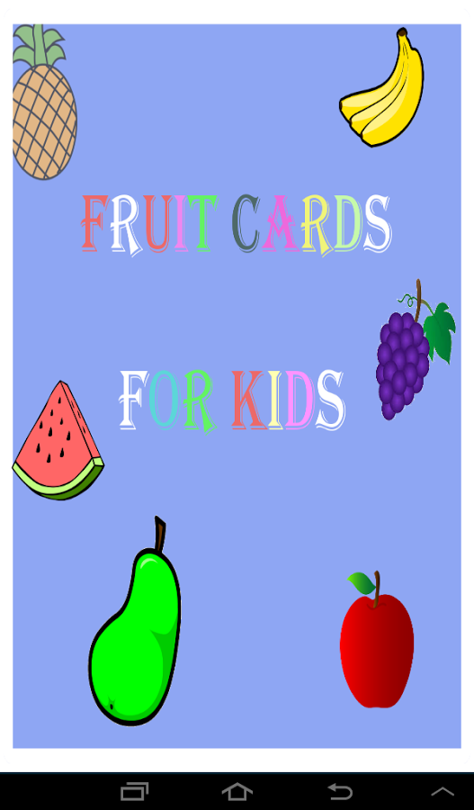 Fruit learning for kids截图1