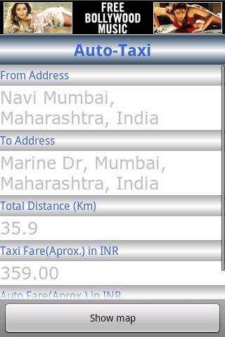 Auto-Taxi Route & Fare Finder截图4