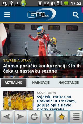 PortalGate HR, Novosti i Sport截图6