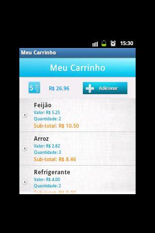 Meu Carrinho截图2