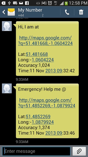 SMS 我的 GPS截图6