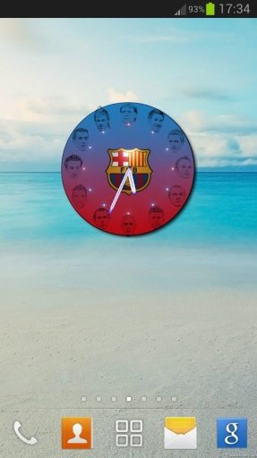 Barcelona Clock Widget截图1