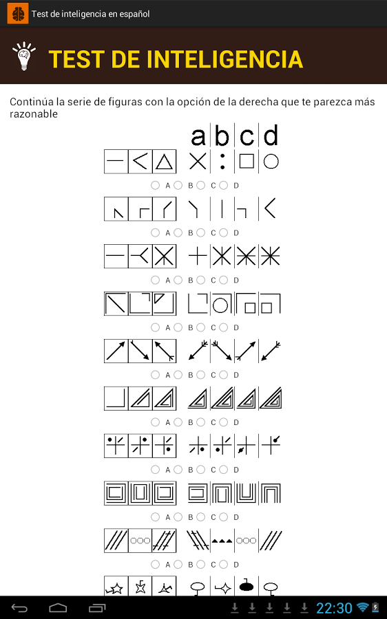 Test de inteligencia español截图3