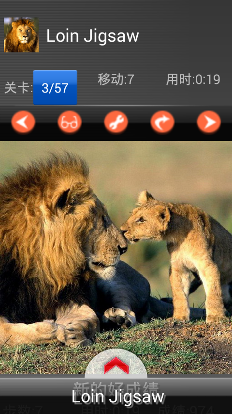 Animals puzzle – Lion Jigsaw截图3