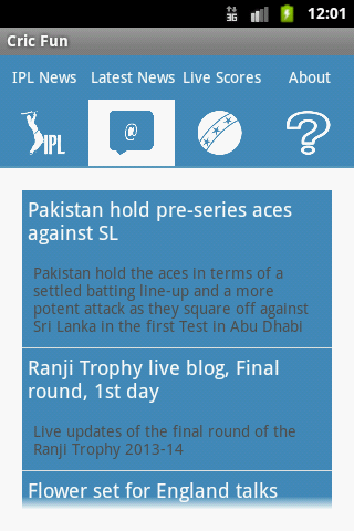 Cricfun Cricket Feed World截图4