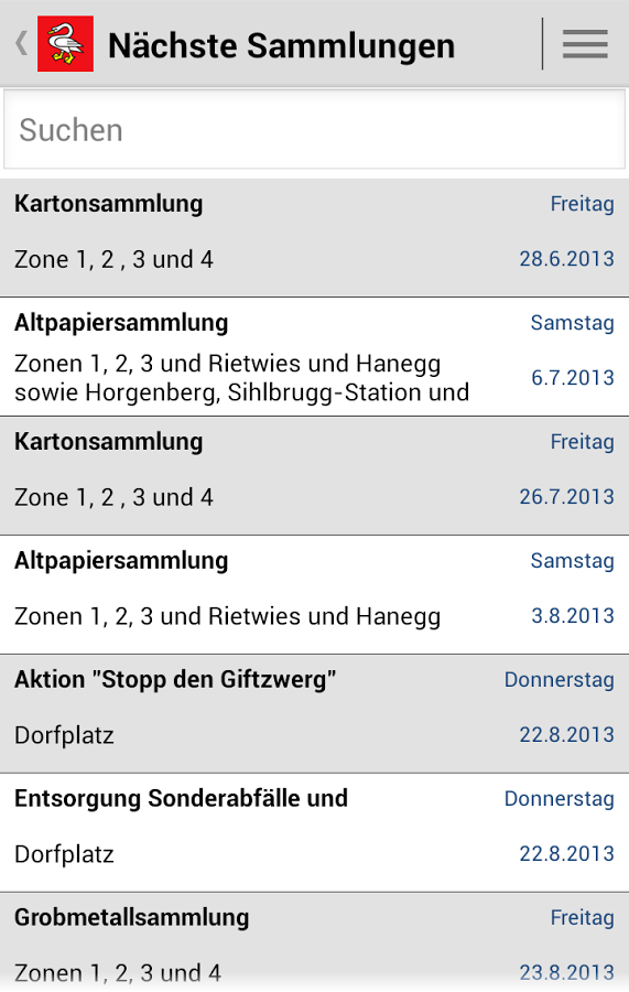 Gemeinde Horgen截图5