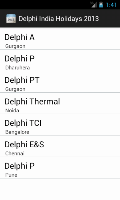 Delphi India Holidays 2013截图3