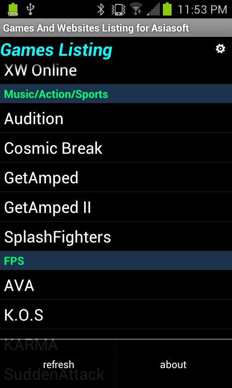 Games And Websites Listing截图1