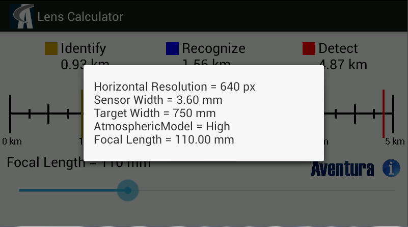 Aventura Lens Calculator截图2
