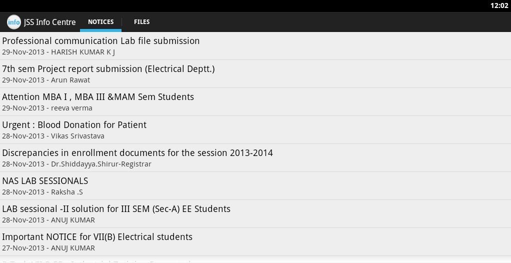 JSS Info Centre截图1