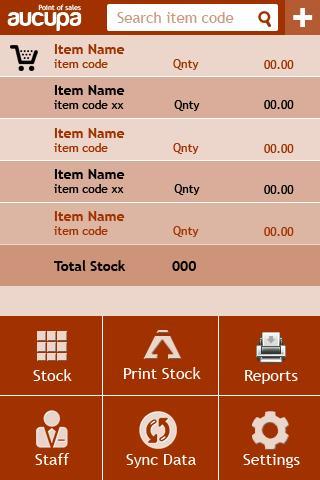 Mobile Bluetooth Bill printing截图2