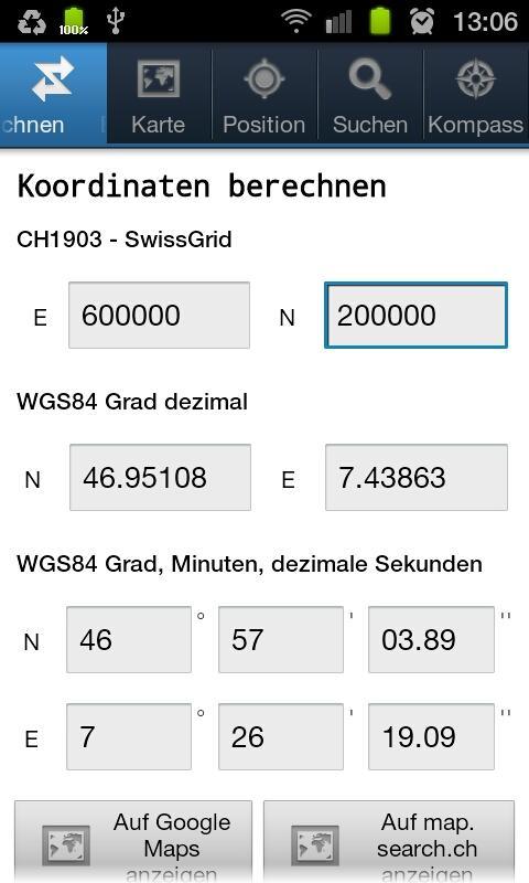 Swiss Coords Free截图1