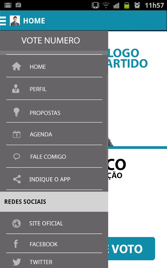 Aplicativo Político DEMO截图2