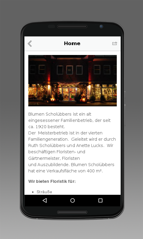 Blumen Scholübbers GbR截图2