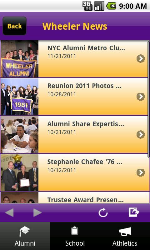 Wheeler Alumni Mobile截图5