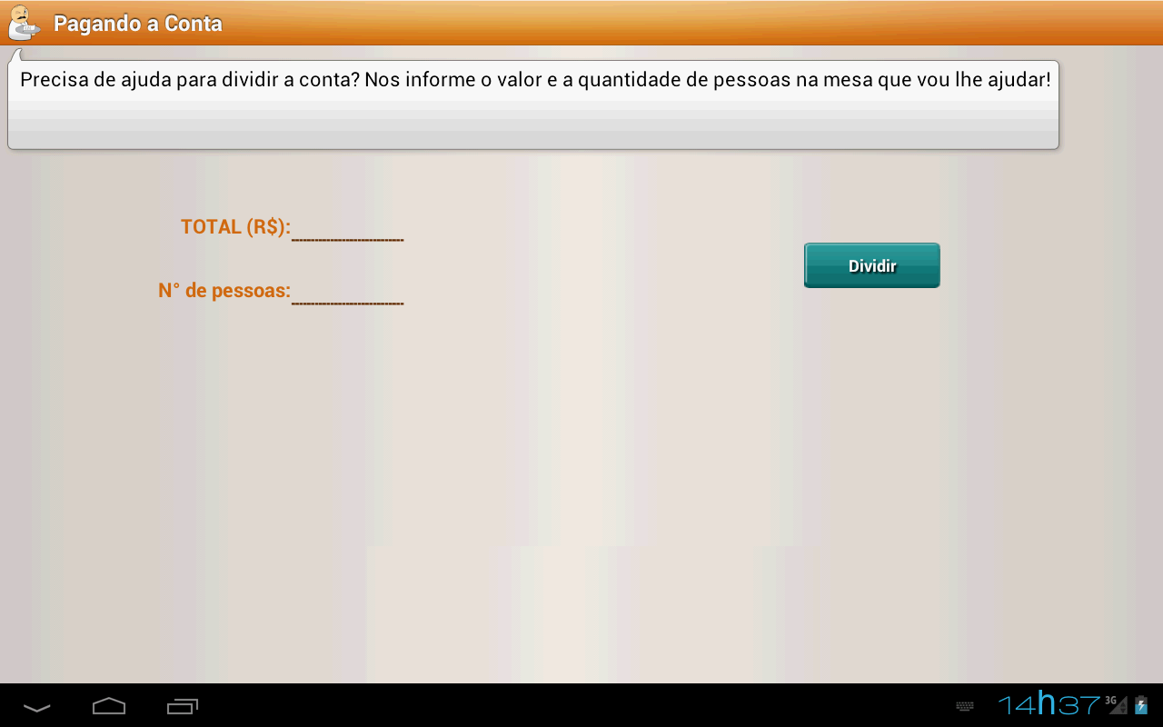 Pagando a Conta截图1