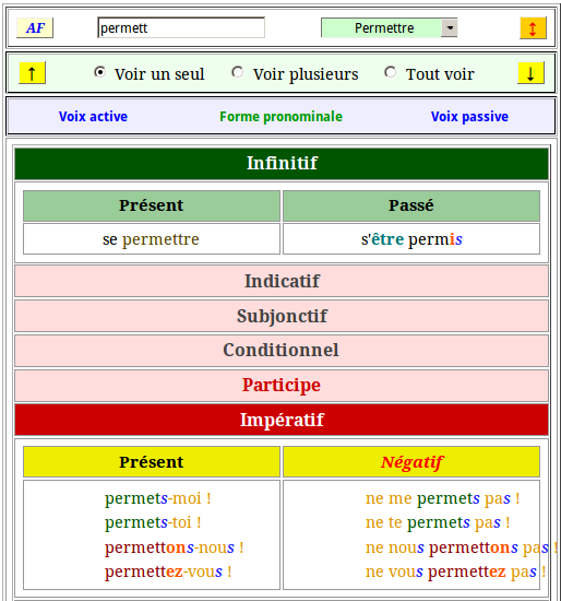 Conjugaisons françaises截图5