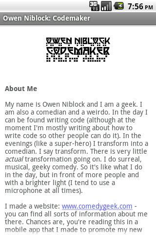 Owen Niblock: Codemaker截图2