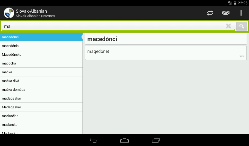 Slovak-Albanian slovník截图7
