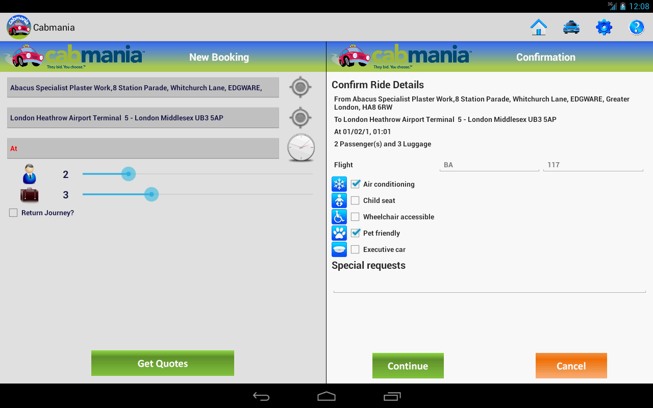 Stansted Minicabs截图2