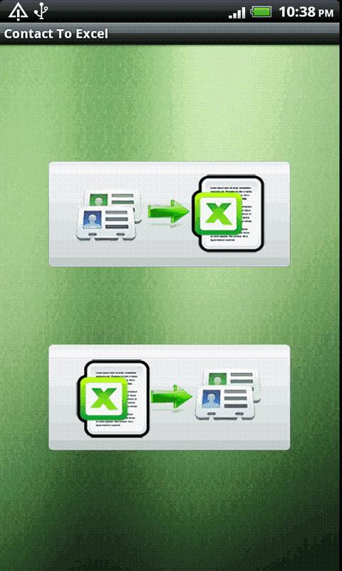 Contact To Excel截图1