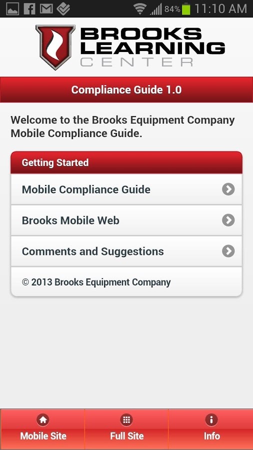 Brooks Compliance Guide截图3