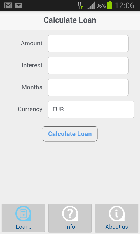 Temenos Loan Calculator截图1