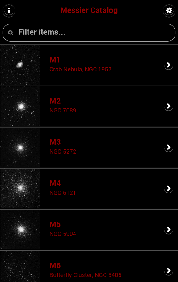 Messier Catalog - Astronomical截图7