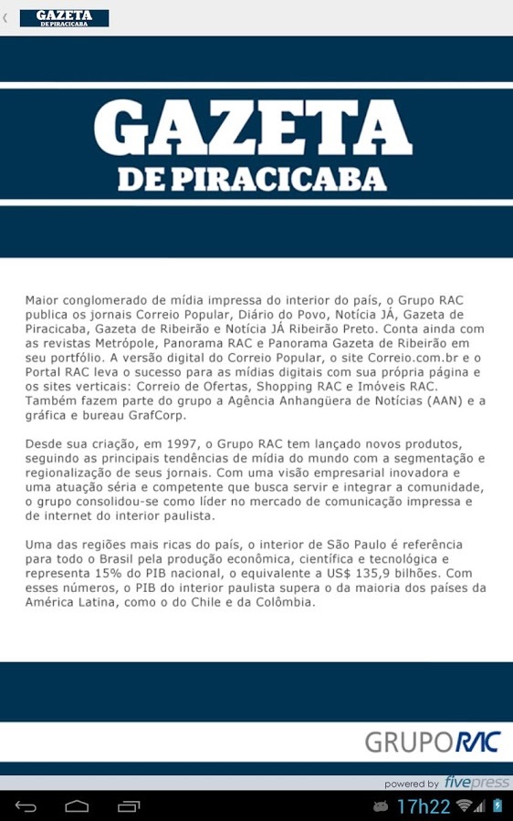 Gazeta de Piracicaba截图5