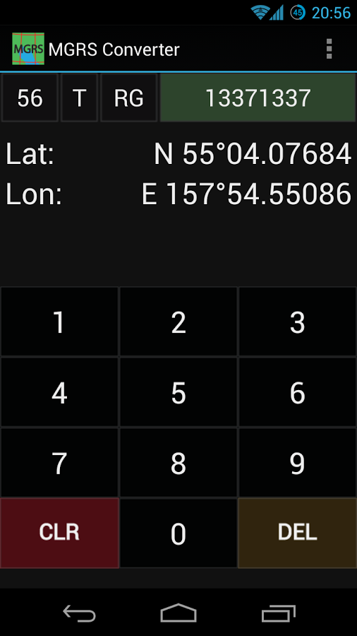 MGRS Converter截图4