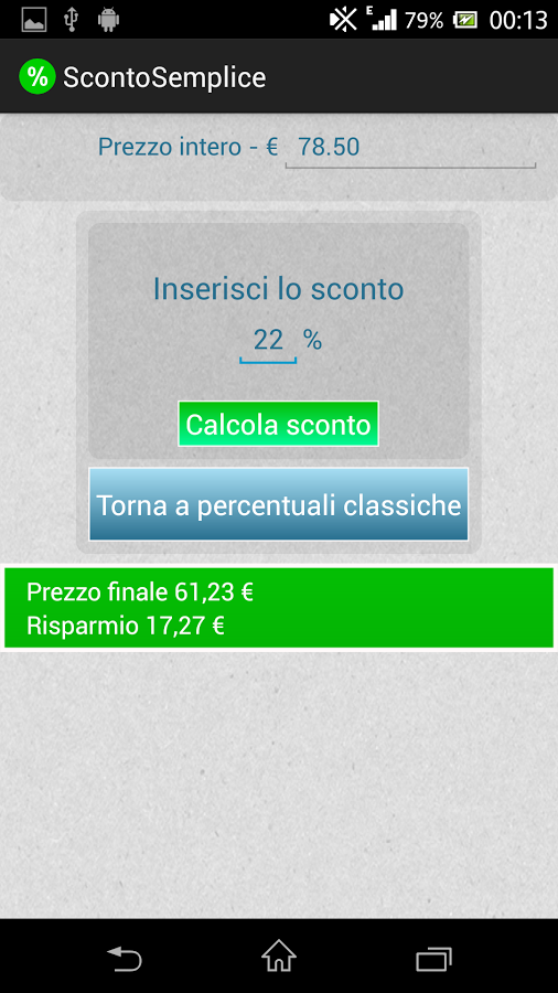 Calcola Sconto Semplice截图3