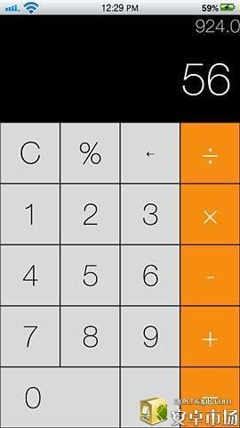 iOS7的计算器 iOS 7 Calculator截图4