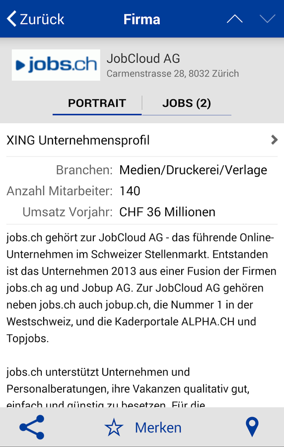 jobs.ch – Jobsuche Schweiz截图4