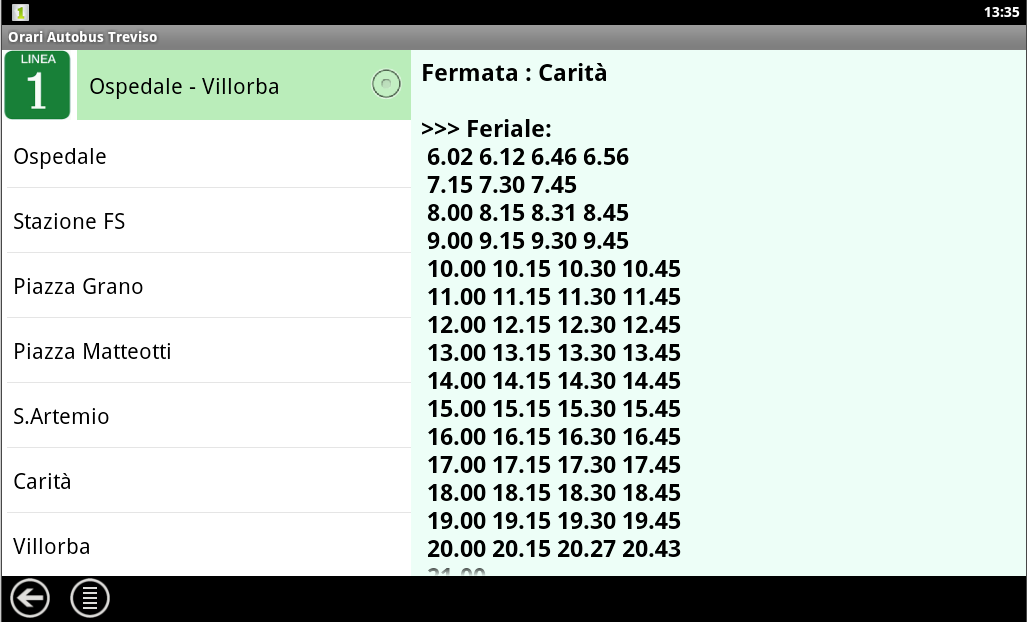 Orari Autobus Treviso ACTT截图6