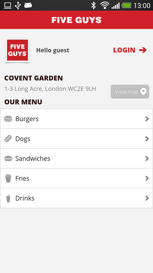 Five Guys UK截图2