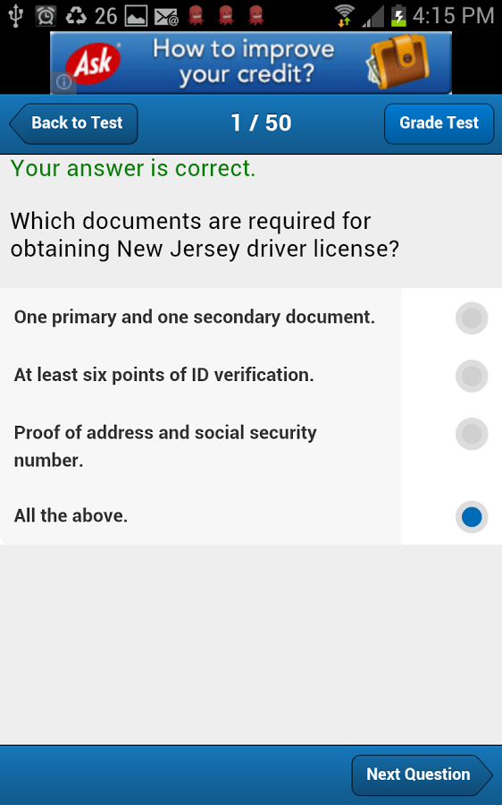 New Jersey Driving Test截图6