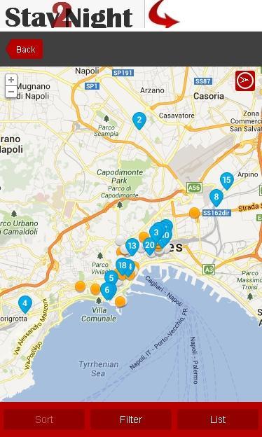 Napoli Hotel finder截图9